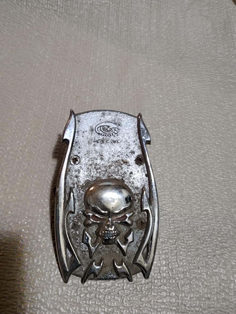 Red Line Skull P E T A L Chrome Harley-Davidson Motorcycles